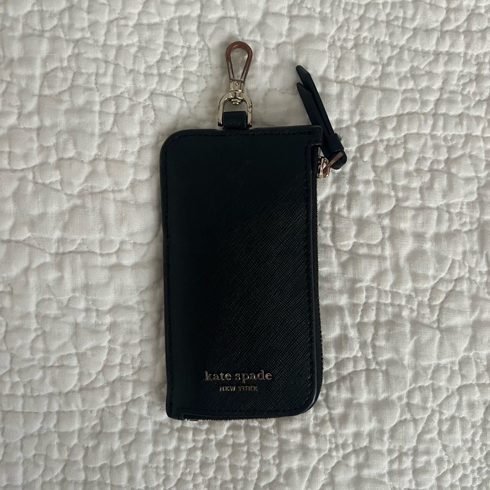 Kate Spade Black Phone Case with Wrist Strap